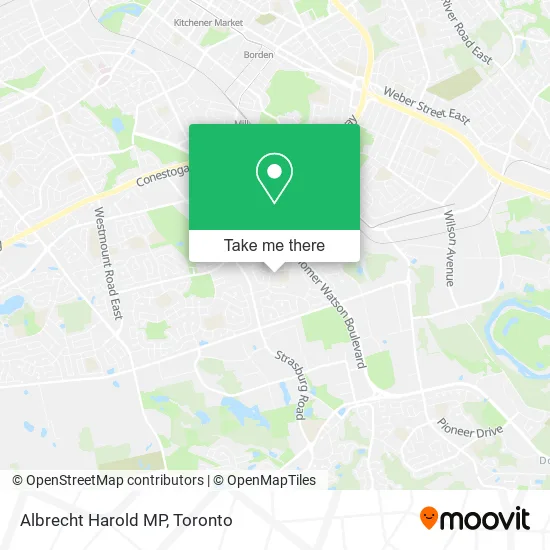 Albrecht Harold MP map