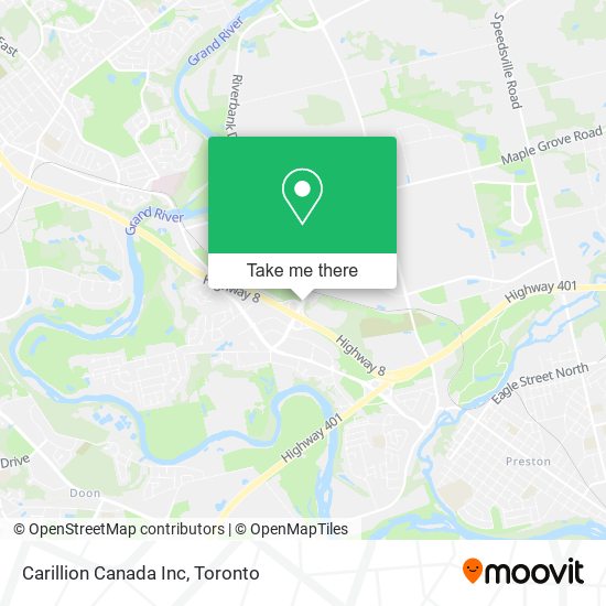 Carillion Canada Inc map