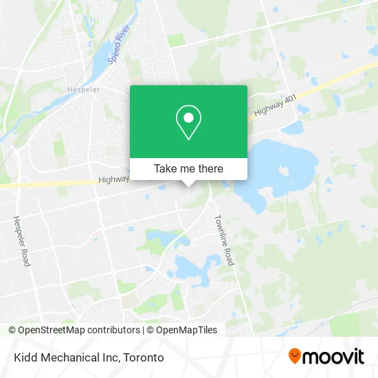 Kidd Mechanical Inc map