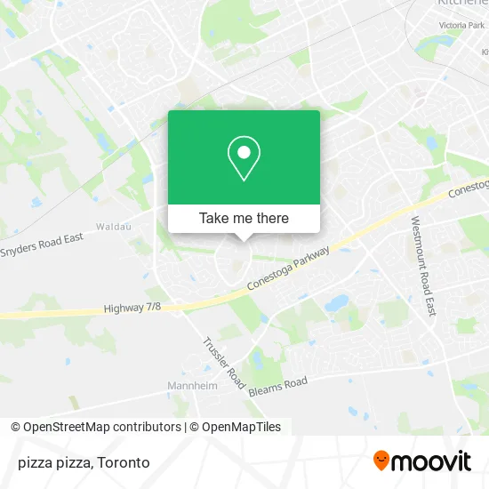 pizza pizza map