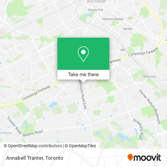 Annabell Tranter map