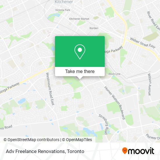 Adv Freelance Renovations map