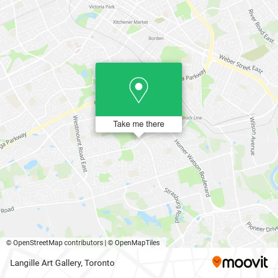 Langille Art Gallery map