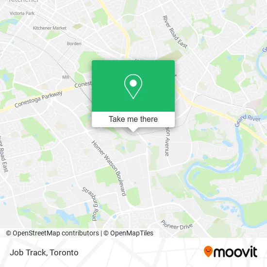 Job Track map