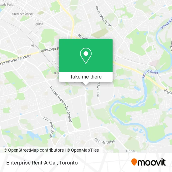 Enterprise Rent-A-Car map