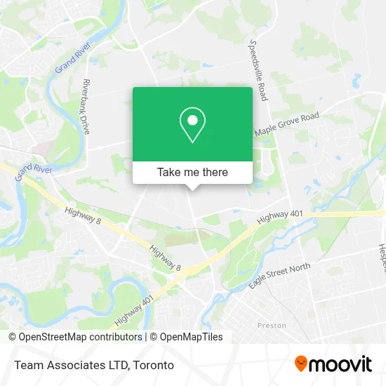 Team Associates LTD map