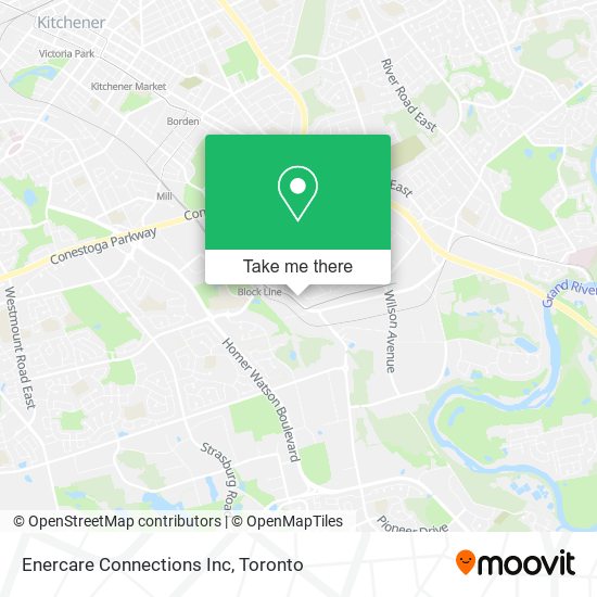 Enercare Connections Inc map