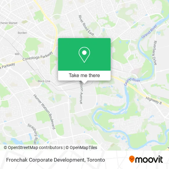 Fronchak Corporate Development map
