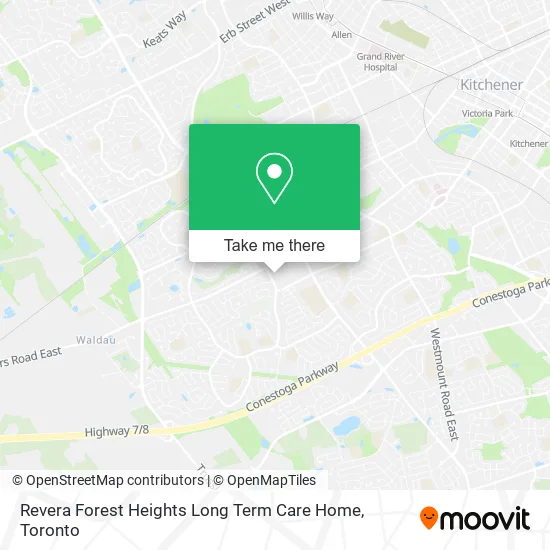 Revera Forest Heights Long Term Care Home map