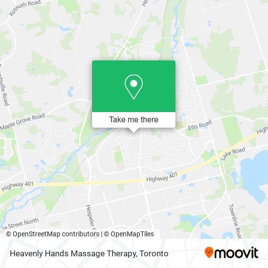 Heavenly Hands Massage Therapy map