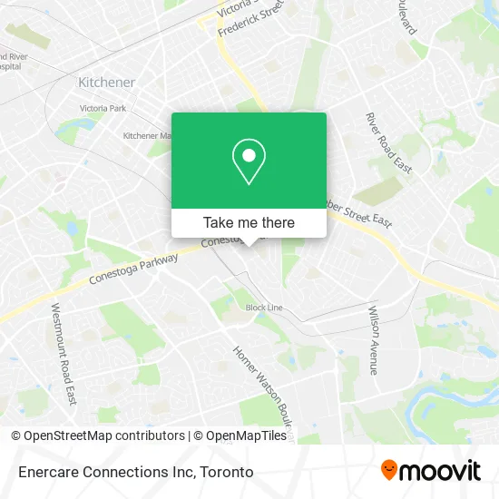 Enercare Connections Inc map