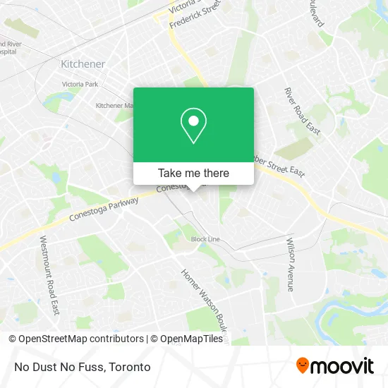 No Dust No Fuss map