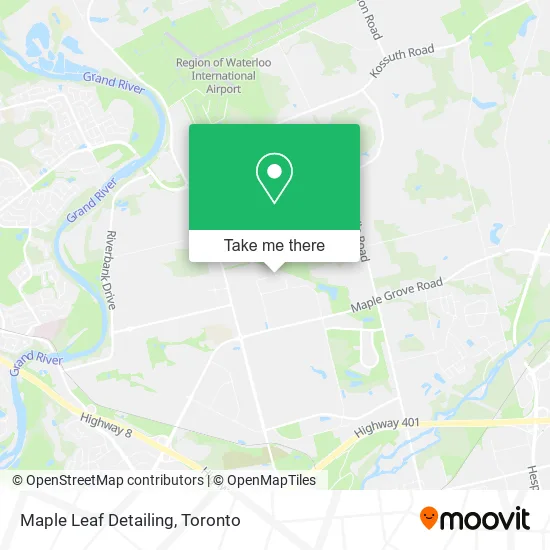 Maple Leaf Detailing map