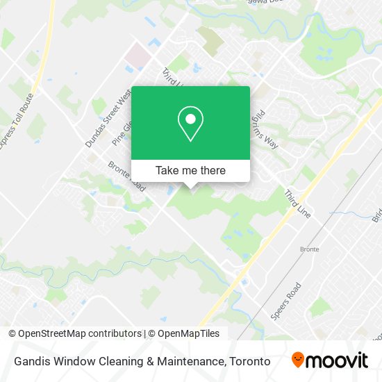 Gandis Window Cleaning & Maintenance map