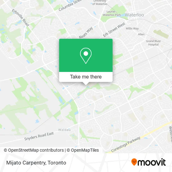 Mijato Carpentry map