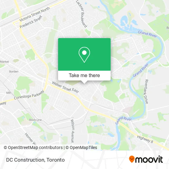 DC Construction map