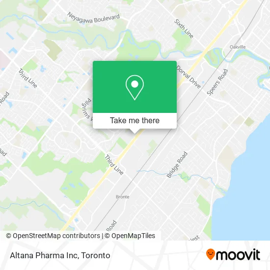 Altana Pharma Inc map