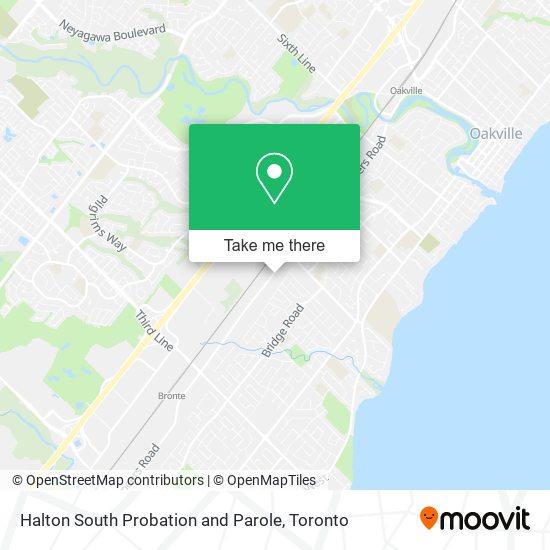 Halton South Probation and Parole map