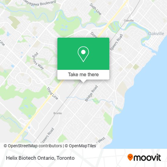 Helix Biotech Ontario map