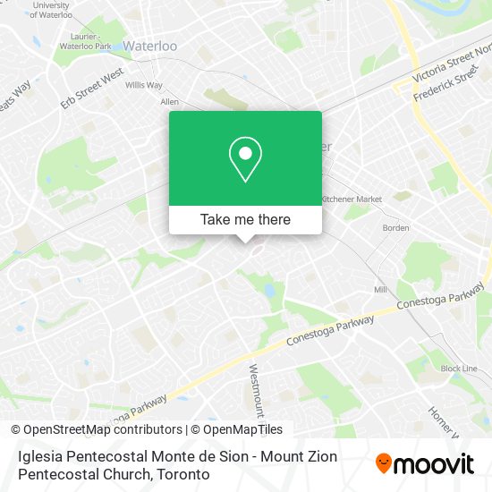 Iglesia Pentecostal Monte de Sion - Mount Zion Pentecostal Church map