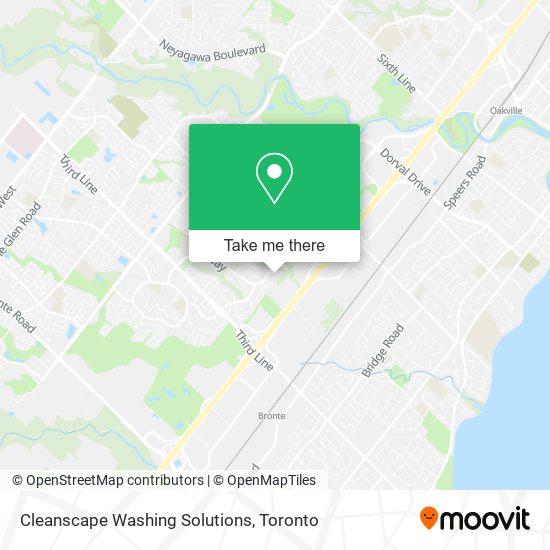 Cleanscape Washing Solutions map