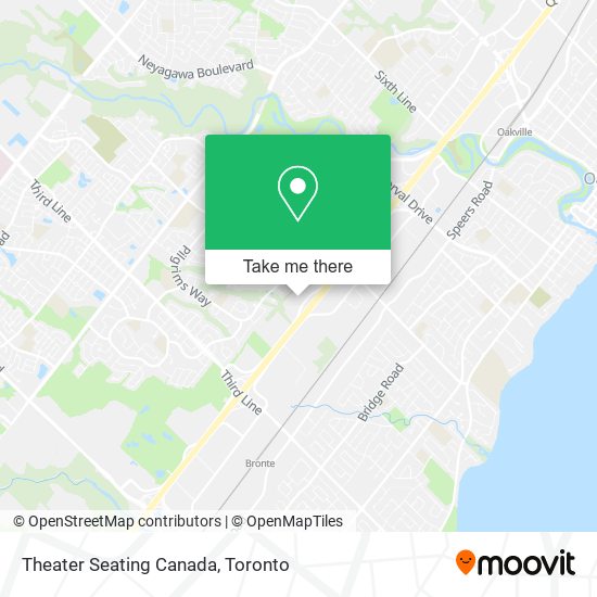 Theater Seating Canada map