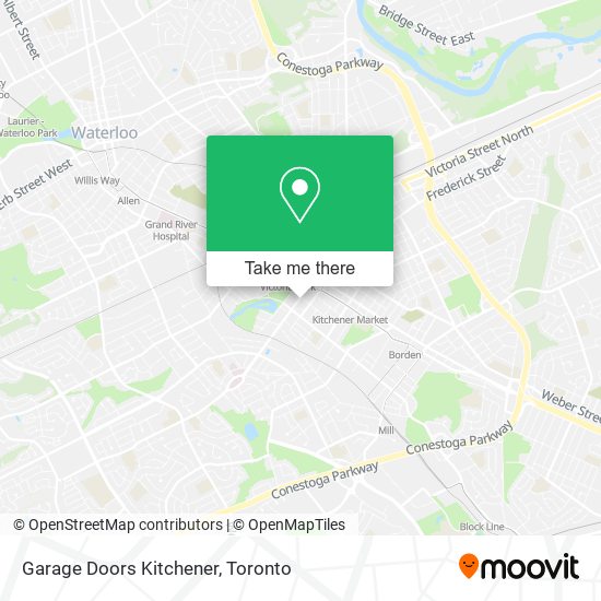 Garage Doors Kitchener map