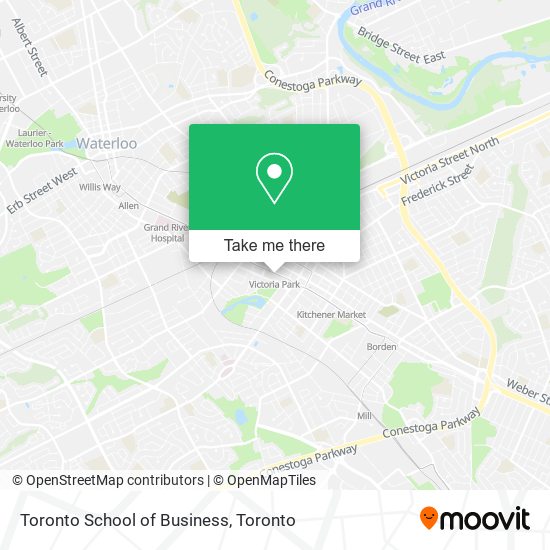 Toronto School of Business map