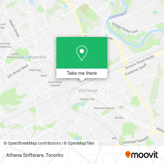 Athena Software map