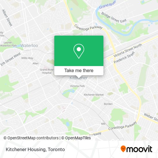 Kitchener Housing map