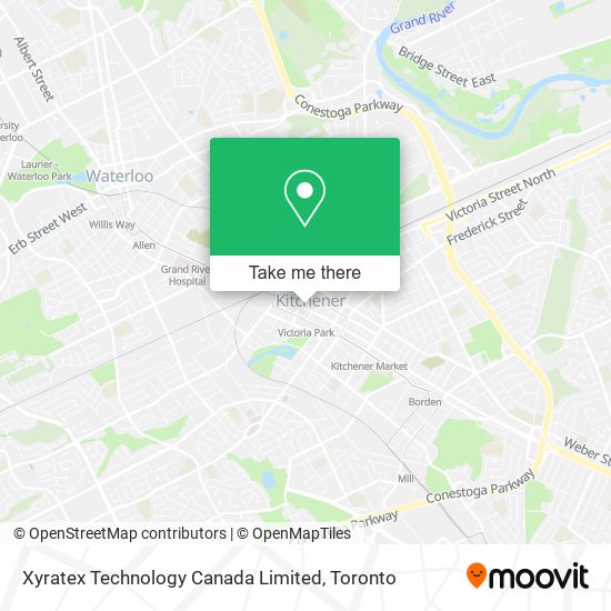 Xyratex Technology Canada Limited map