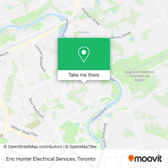 Eric Hunter Electrical Services map