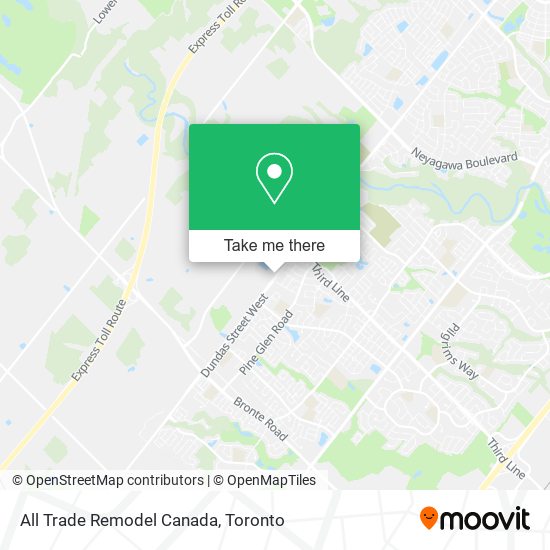 All Trade Remodel Canada map