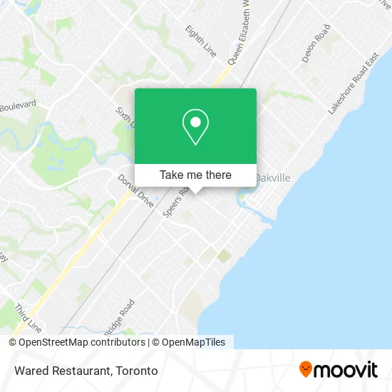 Wared Restaurant map