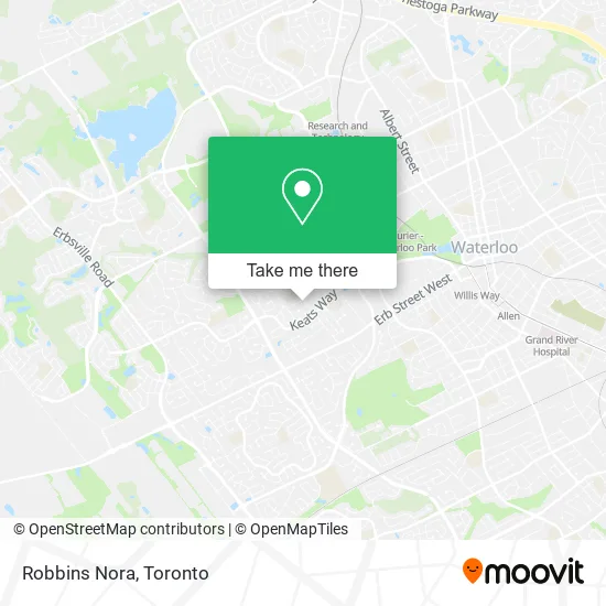 Robbins Nora map