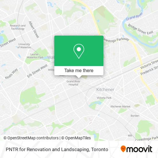PNTR for Renovation and Landscaping map