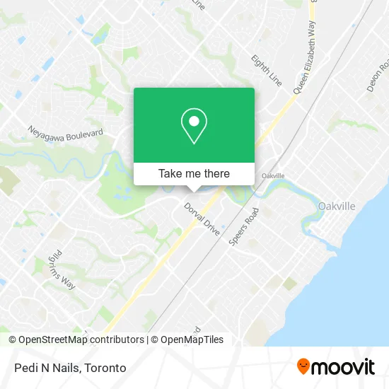 Pedi N Nails map