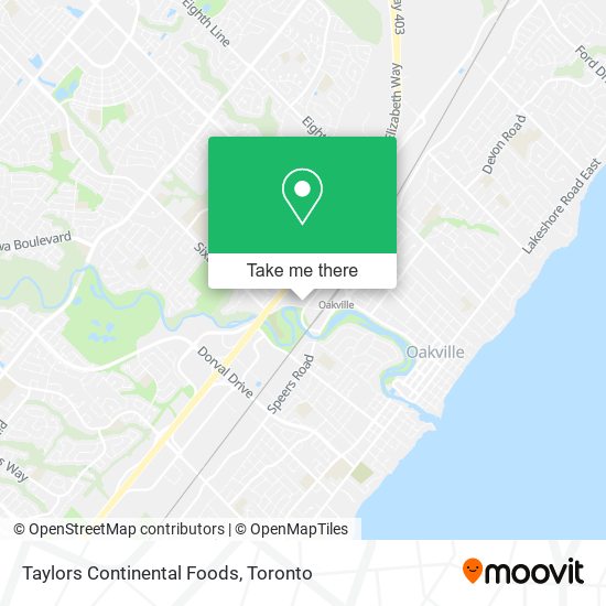 Taylors Continental Foods map