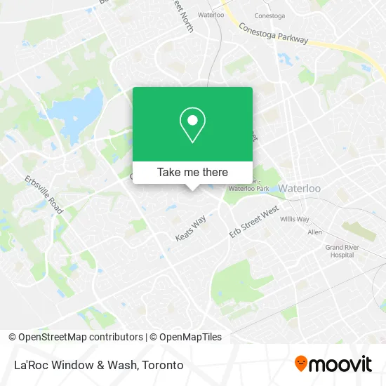 La'Roc Window & Wash map