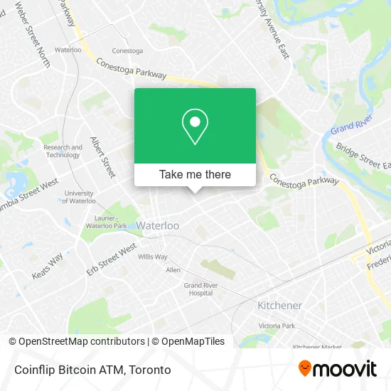 Coinflip Bitcoin ATM map