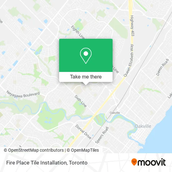Fire Place Tile Installation map