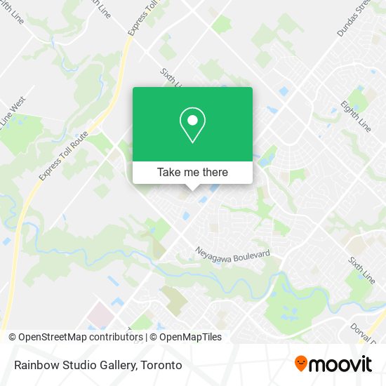 Rainbow Studio Gallery map