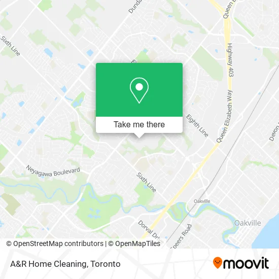 A&R Home Cleaning map