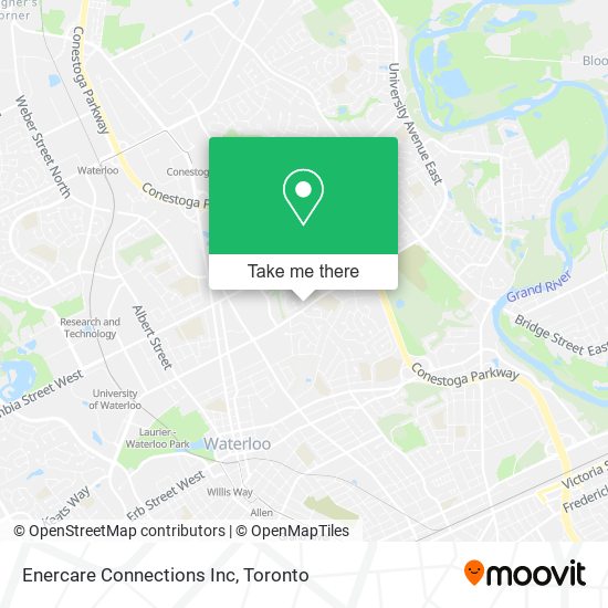 Enercare Connections Inc map