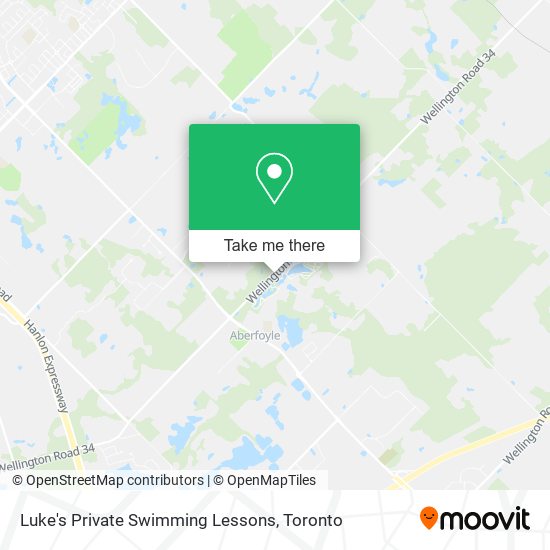 Luke's Private Swimming Lessons map