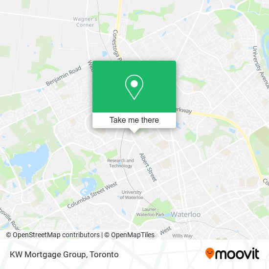 KW Mortgage Group map