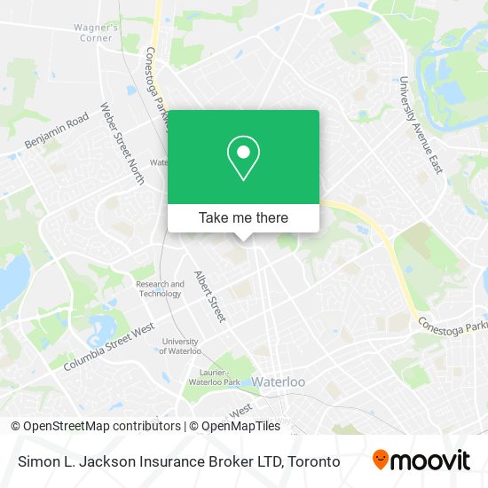 Simon L. Jackson Insurance Broker LTD map