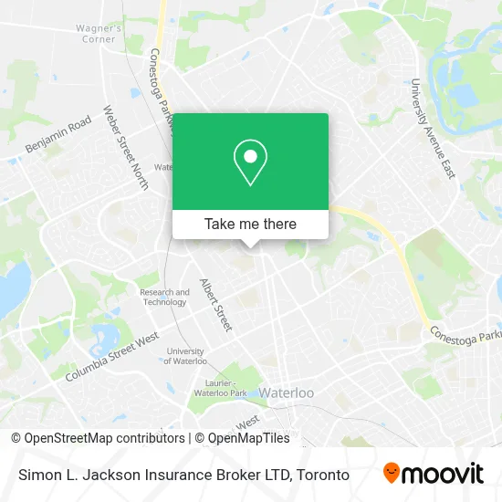 Simon L. Jackson Insurance Broker LTD map