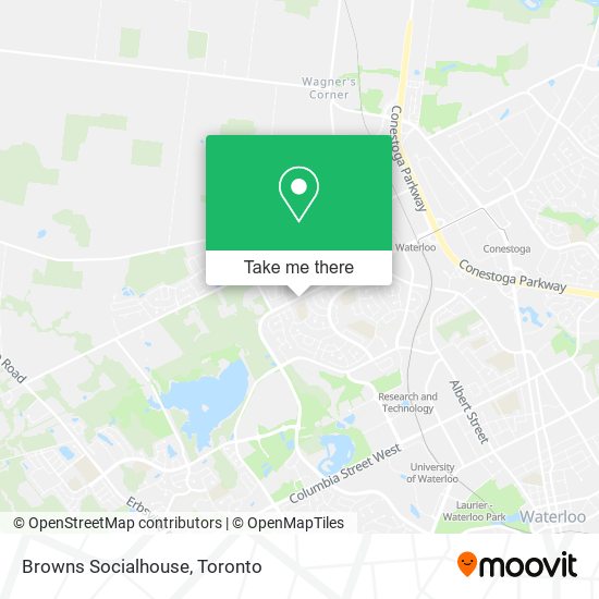 Browns Socialhouse map