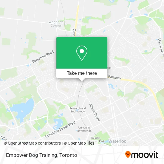 Empower Dog Training map